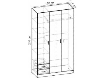 Шкаф Рио-3.3 ШР.060.1200-01