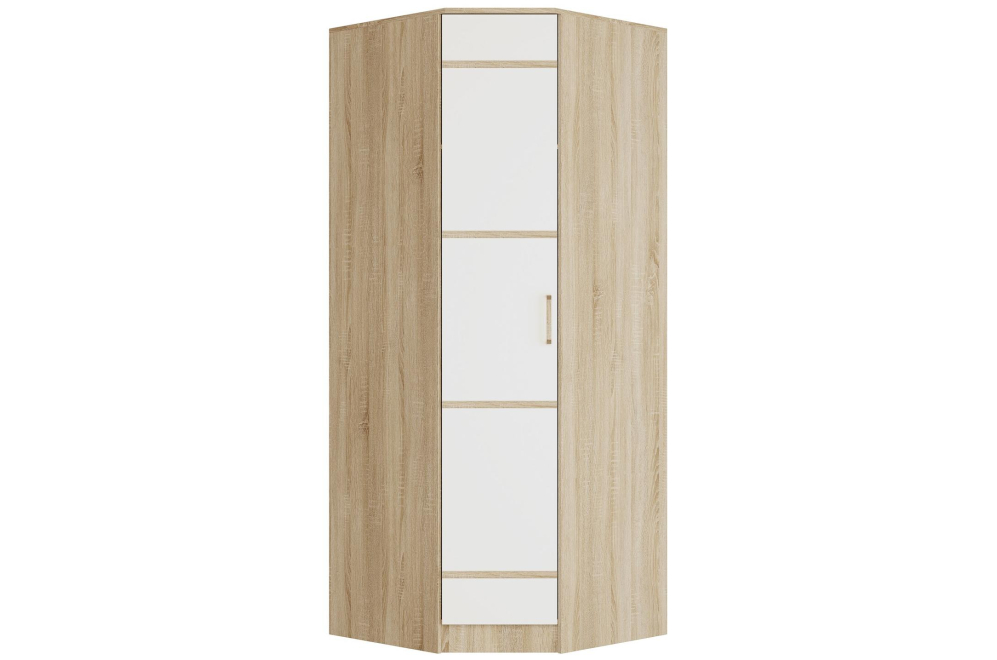 Шкаф Сакура дуб сонома / белый