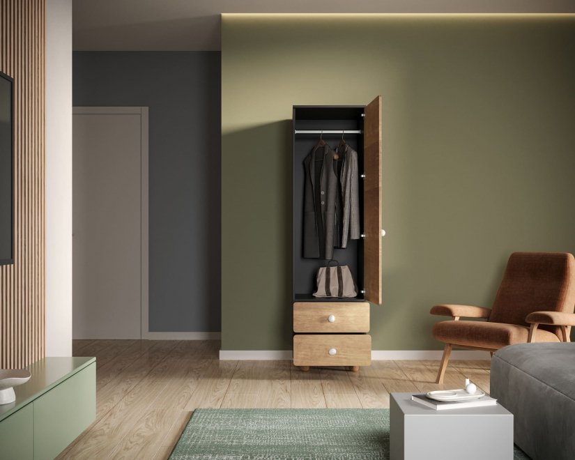 Шкаф Сплит (Split) SP15 коричневый