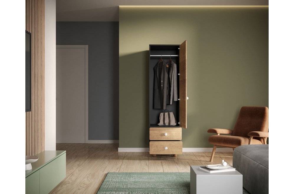 Шкаф Сплит (Split) SP15 коричневый