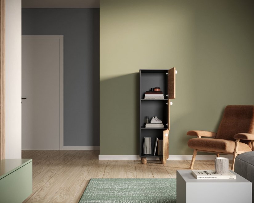 Шкаф Сплит (Split) SP20 коричневый