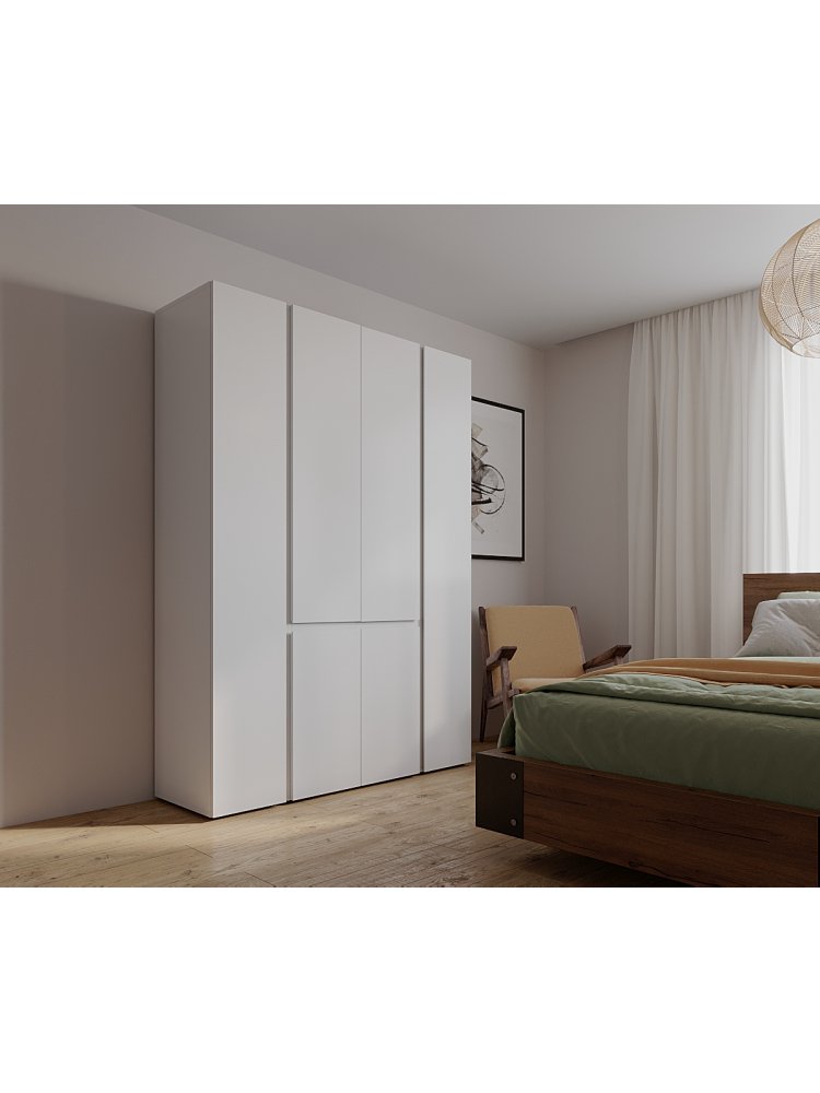 Шкаф Сура 2 120 белый ЛДСП