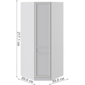 Шкаф угловой Франческа СМ-312.07.007R правый