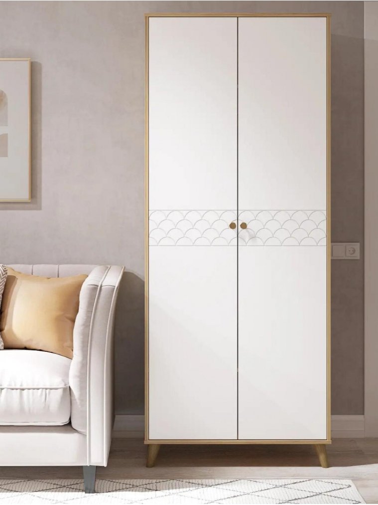 Шкаф Велламо ВО-06 блэквуд ячменный / бланж