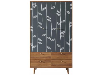 Шкаф Воаб орех / принт 18