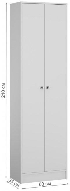 Шкаф Ямайка ЯПШ-1 белый