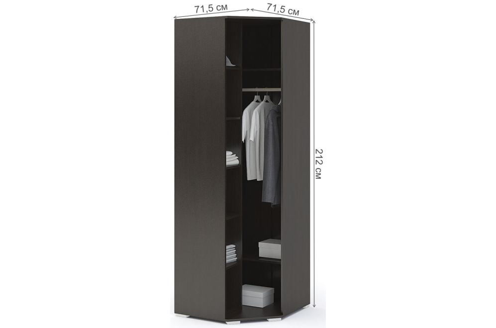 Шкаф Яна ШУ 751 белфорт / венге