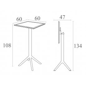 Барный стол 234/116-8599