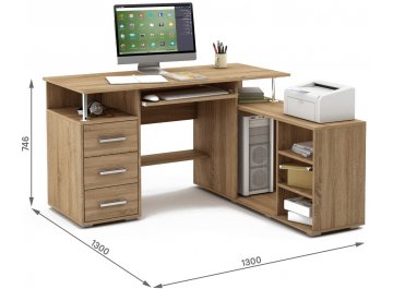 Компьютерный стол Амбер-12К