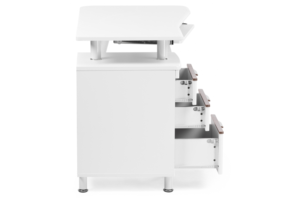 Компьютерный стол Erida white