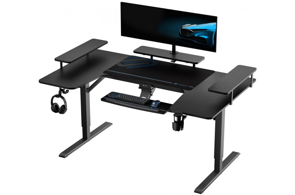 Компьютерный стол Eureka U-71 черный