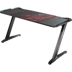Компьютерный стол Eureka Z60 c RGB подсветкой черный
