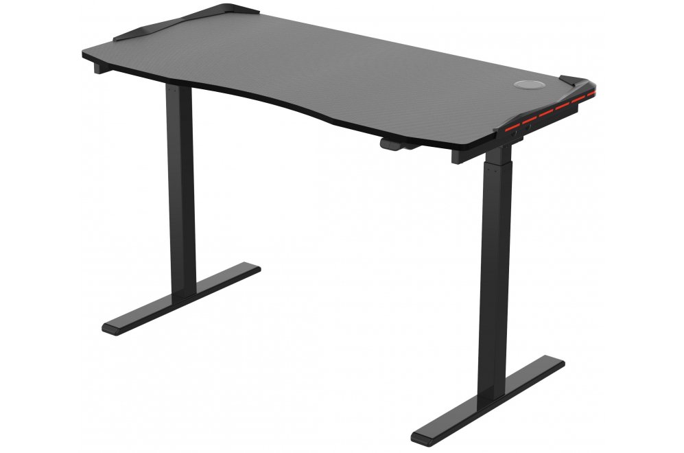 Компьютерный стол FoxGear FG-IE-47B с электроприводом и RGB-подсветкой