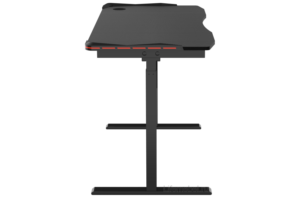 Компьютерный стол FoxGear FG-IE-47B с электроприводом и RGB-подсветкой
