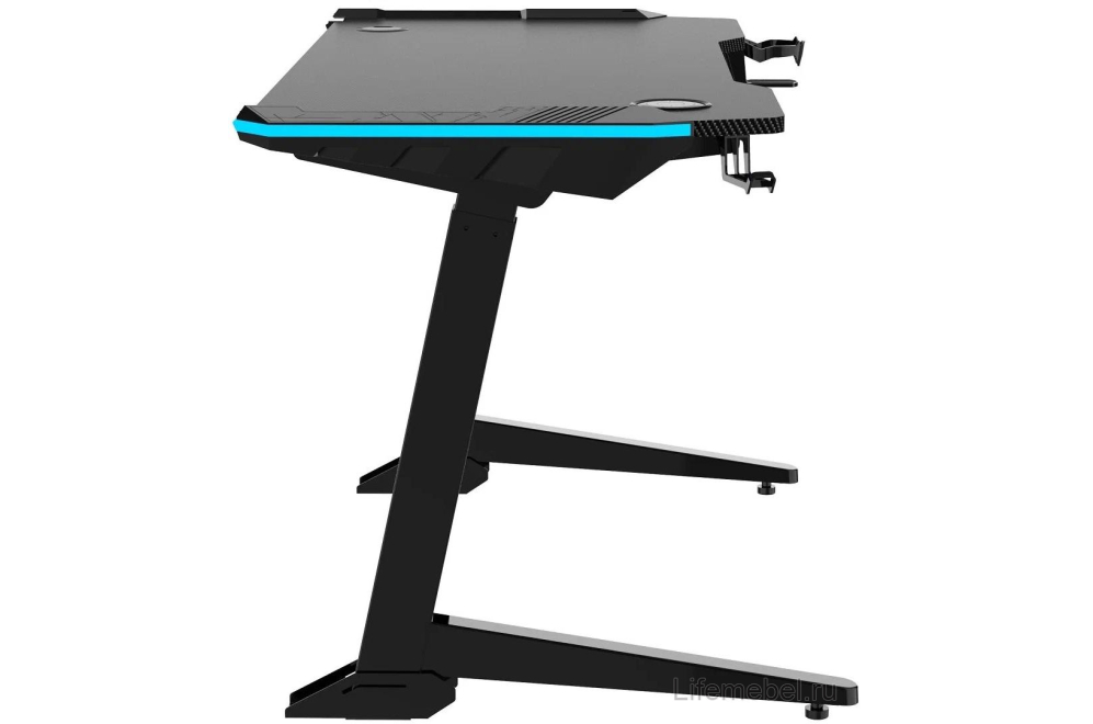 Компьютерный стол FoxGear FG-ZE-49B с электроприводом и RGB-подсветкой