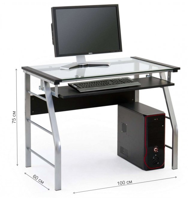 Компьютерный стол B18 черный