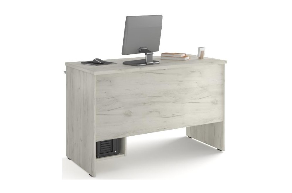 Компьютерный стол КС 12.01.1 119 см дуб крафт белый