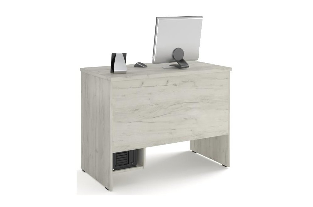 Компьютерный стол КС 16.01.1 99 см дуб крафт белый