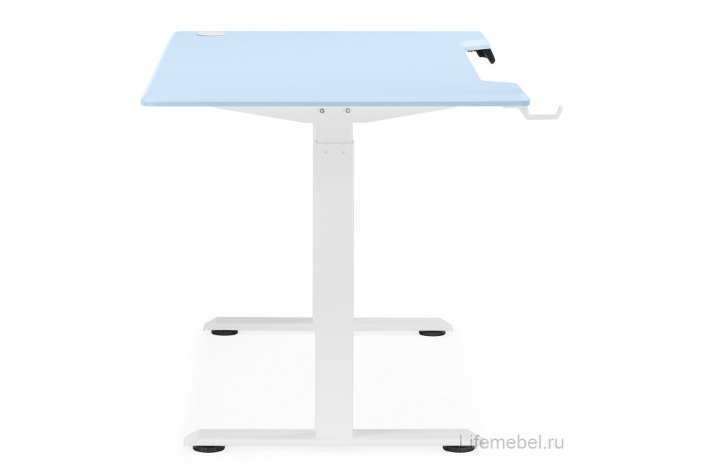 Компьютерный стол Маркос 120х75 голубой / белый