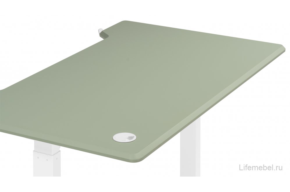 Компьютерный стол Маркос 120х75 зеленый / белый