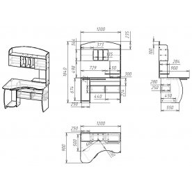 Компьютерный стол Мебелайн-13