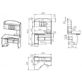 Компьютерный стол Мебелайн-13