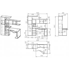 Компьютерный стол Мебелайн-17