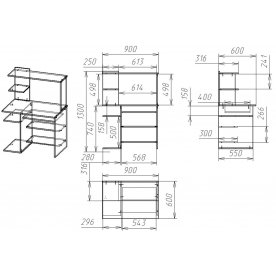 Компьютерный стол Мебелайн-23