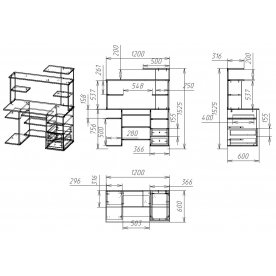Компьютерный стол Мебелайн-24