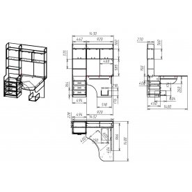 Компьютерный стол Мебелайн-57