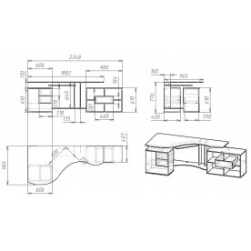 Компьютерный стол Мебелайн-9