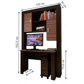Компьютерный стол Мебелеф-1F
