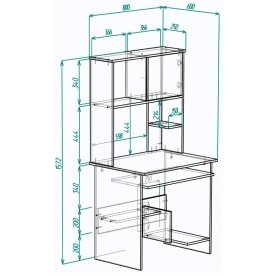 Компьютерный стол Мебелеф-32