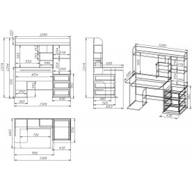 Компьютерный стол Мебелеф-5