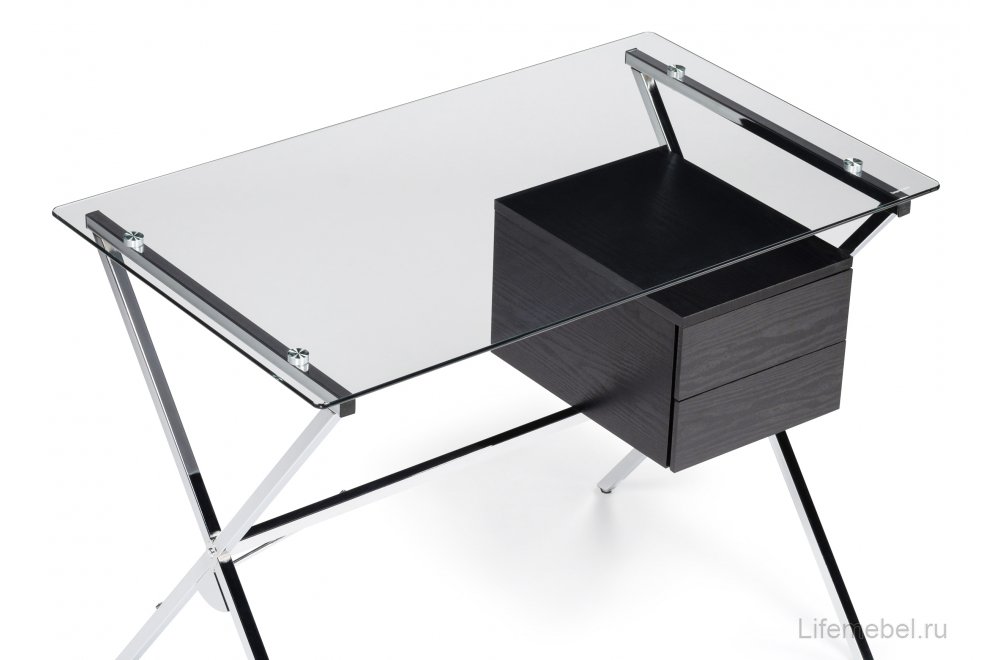 Компьютерный стол Monki black / chrome