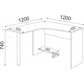 Компьютерный стол Остин М12