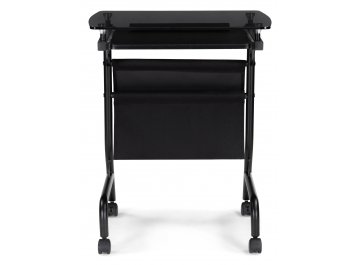 Стеклянный компьютерный стол Riko black