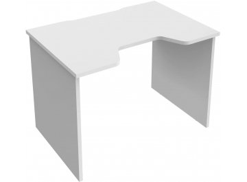 Компьютерный стол С-241 110х75 белый / белый