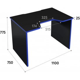 Компьютерный стол С-241 110х75