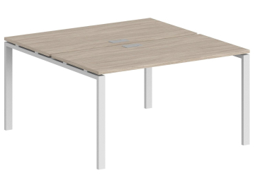 Компьютерный стол SG.244 дуб светлый / белый