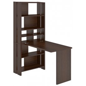 Компьютерный стол со стеллажом СТЛ-ОВХ и столешницей 130Прям без тумбы