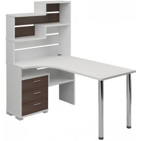 Компьютерный стол СР-132-160 левый с надстройкой