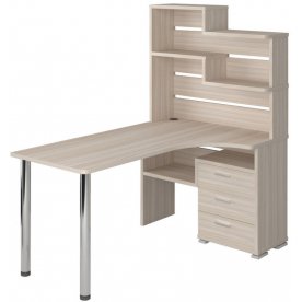 Компьютерный стол СР-132-160 левый с надстройкой