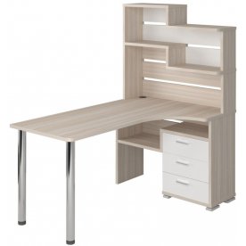 Компьютерный стол СР-132-160 левый с надстройкой