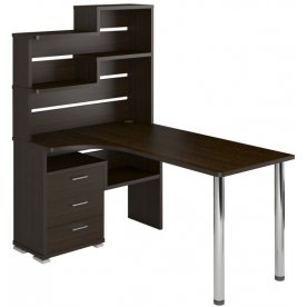 Компьютерный стол СР-132-160 левый с надстройкой