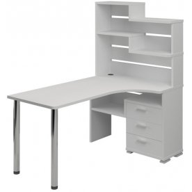 Компьютерный стол СР-132-160 правый с надстройкой