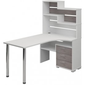 Компьютерный стол СР-132-160 правый с надстройкой