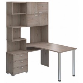 Компьютерный стол СР-500М-140 левый нельсон / нельсон со столешницей нельсон