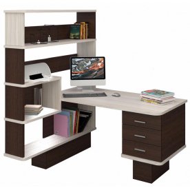 Компьютерный стол СР-520 левый венге / карамель