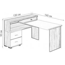 Компьютерный стол СР-620/140
